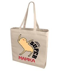 Medvilninis pirkinių krepšys "Mamka" kaina ir informacija | Pirkinių krepšiai | pigu.lt