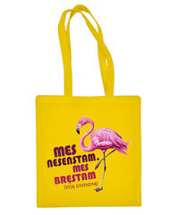 Medvilninis pirkinių krepšys "Flamingas" kaina ir informacija | Pirkinių krepšiai | pigu.lt