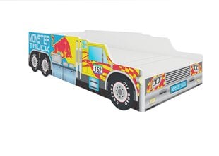 Vaikiška lova ADRK Furniture Monster Truck, 140x70 cm kaina ir informacija | Vaikiškos lovos | pigu.lt
