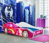 Vaikiška lova ADRK Furniture Auto, 70x140 cm, rožinė kaina ir informacija | Vaikiškos lovos | pigu.lt