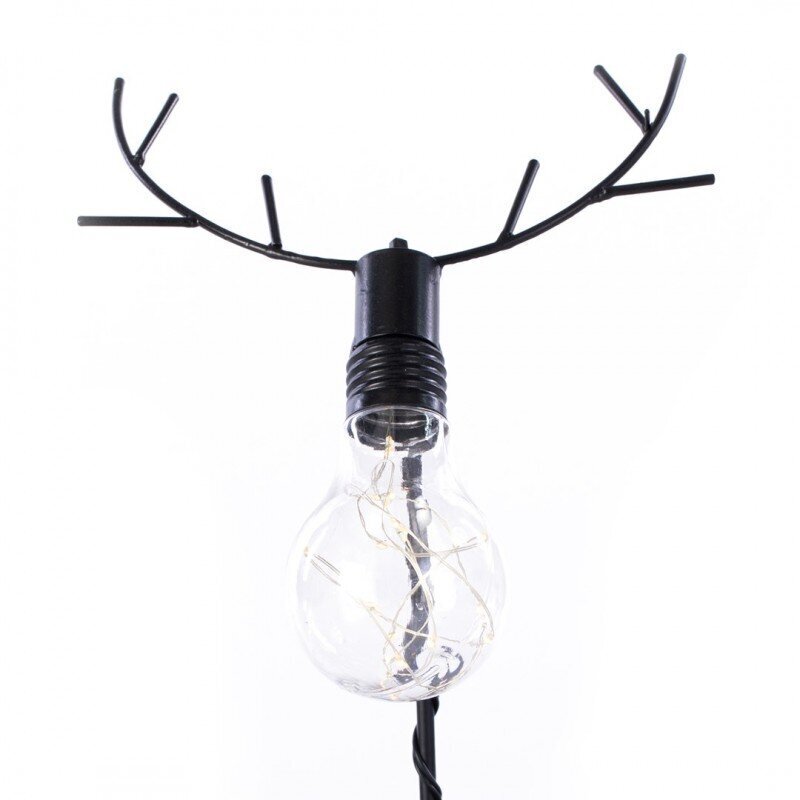 Šiaurės elnių stalinė lempa su šviečiančia girlianda DecoKing, 15 LED цена и информация | Girliandos | pigu.lt