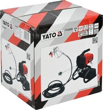 Dažymo agregatas 650W Yato (YT-82560) kaina ir informacija | Dažų purkštuvai | pigu.lt