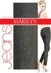 Леггинсы Jeans 967 тёмно синие S/M Marilyn цена и информация | Колготки | pigu.lt