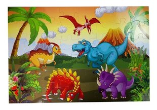 Dėlionė "Dinozaurų pasaulis", 48 d. kaina ir informacija | Dėlionės (puzzle) | pigu.lt