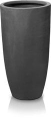 Керамический вазон Ecolite 32 x 62(В) см, темно-серый цена и информация | Вазоны | pigu.lt