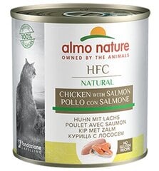 Консервы для кошек Almo Nature HFC Natural, курица и лосось, 280г цена и информация | Консервы для кошек | pigu.lt