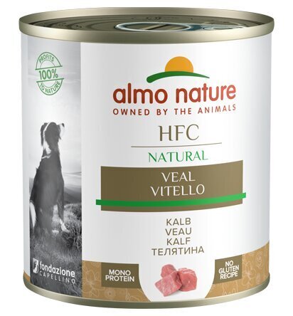 Almo Nature HFC Natural, šunims, veršiena, 290 g. kaina ir informacija | Konservai šunims | pigu.lt