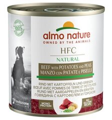 Almo Nature HFC Natural, šunims, jautiena su bulvėmis ir žirneliais, 290 g. kaina ir informacija | Konservai šunims | pigu.lt