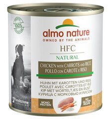 Almo Nature HFC Natural, šunims, vištiena su morkomis ir ryžiais, 280 g. kaina ir informacija | Konservai šunims | pigu.lt