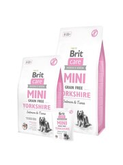 Brit Care Mini Grain Free suaugusiems Jorkšyro terjerams su lašiša ir tunu kaina ir informacija | Sausas maistas šunims | pigu.lt