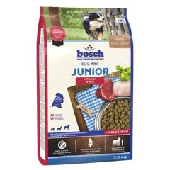 Bosch 15030 Junior jauniems šuniukams su ėriena ir ryžiais, 3 kg kaina ir informacija | Sausas maistas šunims | pigu.lt