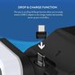 Numskull Controller Twin Charging Dock - Black/White (PS5) kaina ir informacija | Žaidimų pultai  | pigu.lt