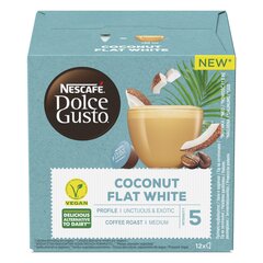 Кофе Nescafe Dolce Gusto Coconut Flat White, 12 шт. цена и информация | Кофе, какао | pigu.lt