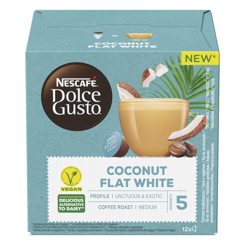 Kava Nescafe Dolce Gusto Coconut Flat White, 12 vnt. kaina ir informacija | Kava, kakava | pigu.lt