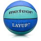 Krepšinio kamuolys Meteor Layup, 7 dydis, mėlynas цена и информация | Krepšinio kamuoliai | pigu.lt