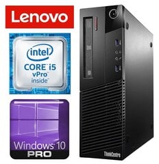 Lenovo M83 SFF i5-4460 16GB 240SSD+1TB GT1030 2GB WIN10PRO/W7P [refurbished] цена и информация | Стационарные компьютеры | pigu.lt