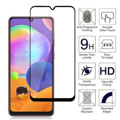 Защитное стекло для экрана Fusion 5D, Samsung A325 Galaxy A32 4G, черное цена и информация | Google Pixel 3a - 3mk FlexibleGlass Lite™ защитная пленка для экрана | pigu.lt