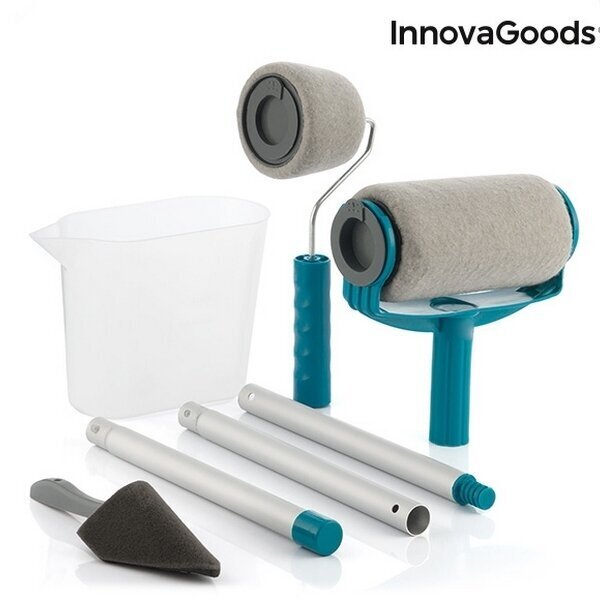 Pakartotinai užpildomų dažų volelių rinkinys Roll'n'paint InnovaGoods 5 Dalys Home Tools kaina ir informacija | Dažymo įrankiai | pigu.lt