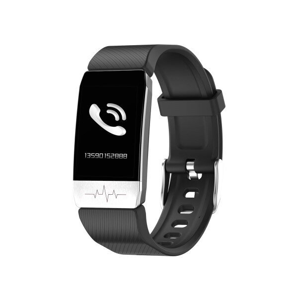 Ksix Thermometer HR Black kaina ir informacija | Išmaniosios apyrankės (fitness tracker) | pigu.lt