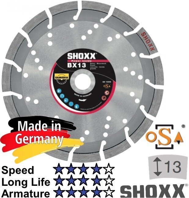 Deimantinis diskas Samedia, BX13 kaina ir informacija | Mechaniniai įrankiai | pigu.lt