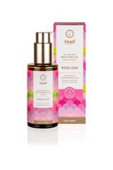 Масло для кожи тела и лица Khadi Rose Love Beauty Elixir, 100 мл цена и информация | Кремы, лосьоны для тела | pigu.lt