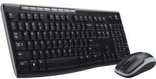 Logitech MK270 SWE kaina ir informacija | Klaviatūros | pigu.lt
