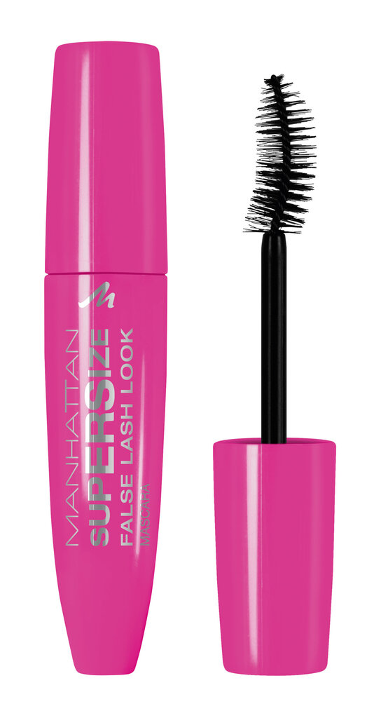 Blakstienų tušas Manhattan Supersize False Lash Look, 10 ml kaina ir informacija | Akių šešėliai, pieštukai, blakstienų tušai, serumai | pigu.lt