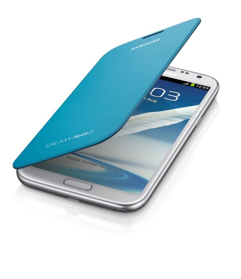 Samsung dėklas, skirtas Samsung Galaxy Note 2, žydras