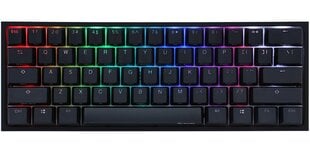 Игровая клавиатураDucky One 2 Mini RGB Black - US layout - Cherry MX коричневый переключатель цена и информация | Клавиатуры | pigu.lt