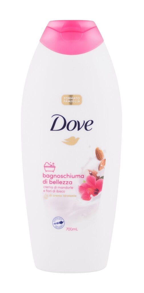 Dušo želė Dove Almond Cream With Hibiscus, 700 ml kaina ir informacija | Dušo želė, aliejai | pigu.lt