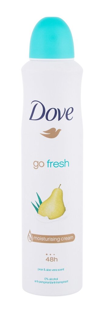 Purškiamas dezodorantas Dove Go Fresh Pear & Aloe, 250 ml цена и информация | Dezodorantai | pigu.lt