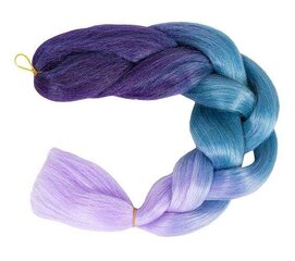 Синтетические волосы ombre blue / косы fio W10342 цена и информация | Аксессуары для волос | pigu.lt