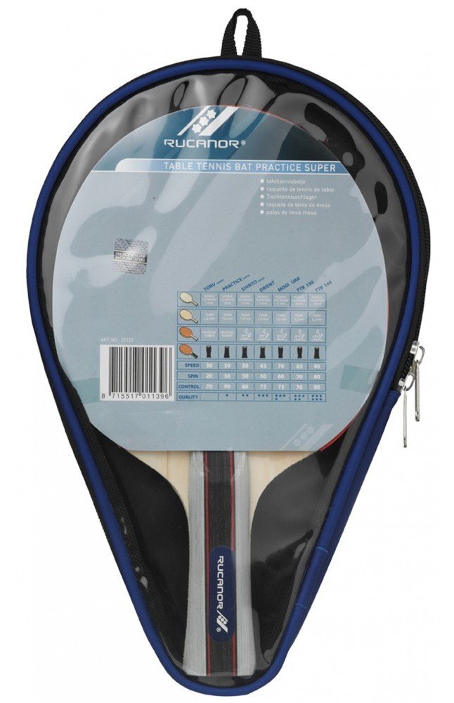 Stalo teniso raketė Rucanor Practice super II kaina ir informacija | Stalo teniso raketės, dėklai ir rinkiniai | pigu.lt