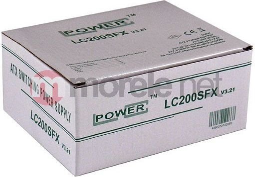 LC-Power LC200SFX V3.21 kaina ir informacija | Maitinimo šaltiniai (PSU) | pigu.lt