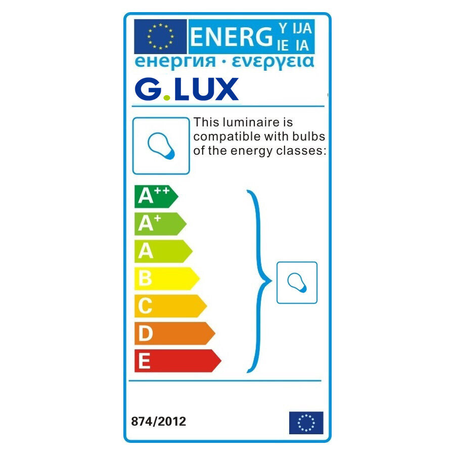 Lubinis šviestuvas G.LUX GM-077/3 kaina ir informacija | Lubiniai šviestuvai | pigu.lt
