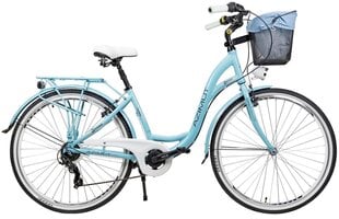 Miesto dviratis AZIMUT Sarema 28" ALU TX-6 2021, mėlynas kaina ir informacija | Dviračiai | pigu.lt