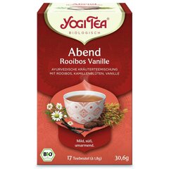 Красный чай Yogi Tea Bedtime с ванилью, вечерний, экологичный, 17 пакетиков цена и информация | Чай | pigu.lt