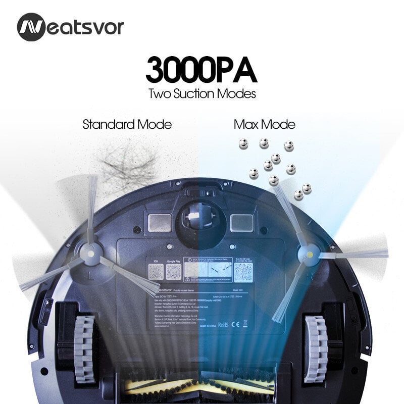 Neatsvor X500 kaina ir informacija | Dulkių siurbliai-robotai | pigu.lt