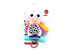 Подвесная плюшевая музыкальная игрушка «Сова» цена и информация | Игрушки для малышей | pigu.lt
