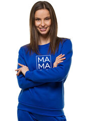 Džemperis moterims Mama, mėlynas kaina ir informacija | Džemperiai moterims | pigu.lt