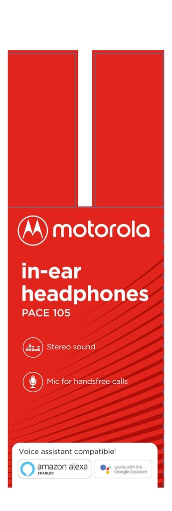Motorola White 114704 kaina ir informacija | Ausinės | pigu.lt