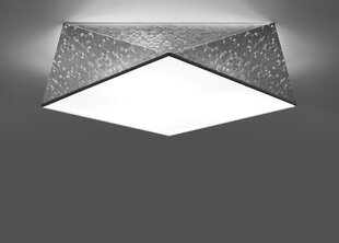 Потолочный светильник Sollux Hexa, серебристый, 45 см цена и информация | Потолочные светильники | pigu.lt