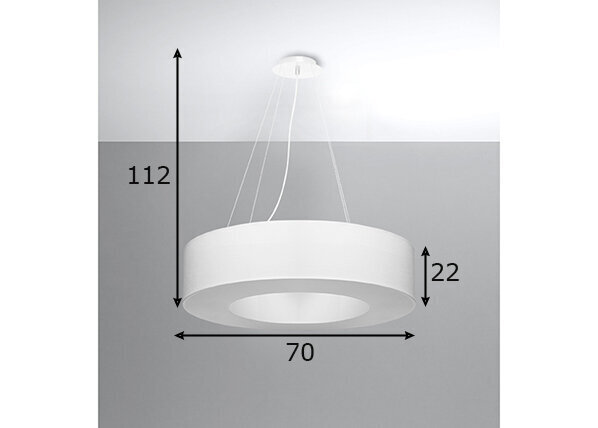 Sollux šviestuvas Saturno 70 kaina ir informacija | Pakabinami šviestuvai | pigu.lt