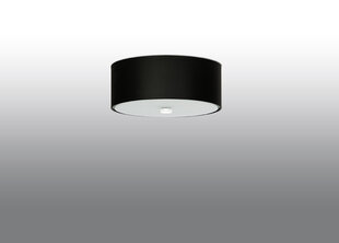 Sollux lubinis šviestuvas Skala, juodas, 30 cm kaina ir informacija | Lubiniai šviestuvai | pigu.lt