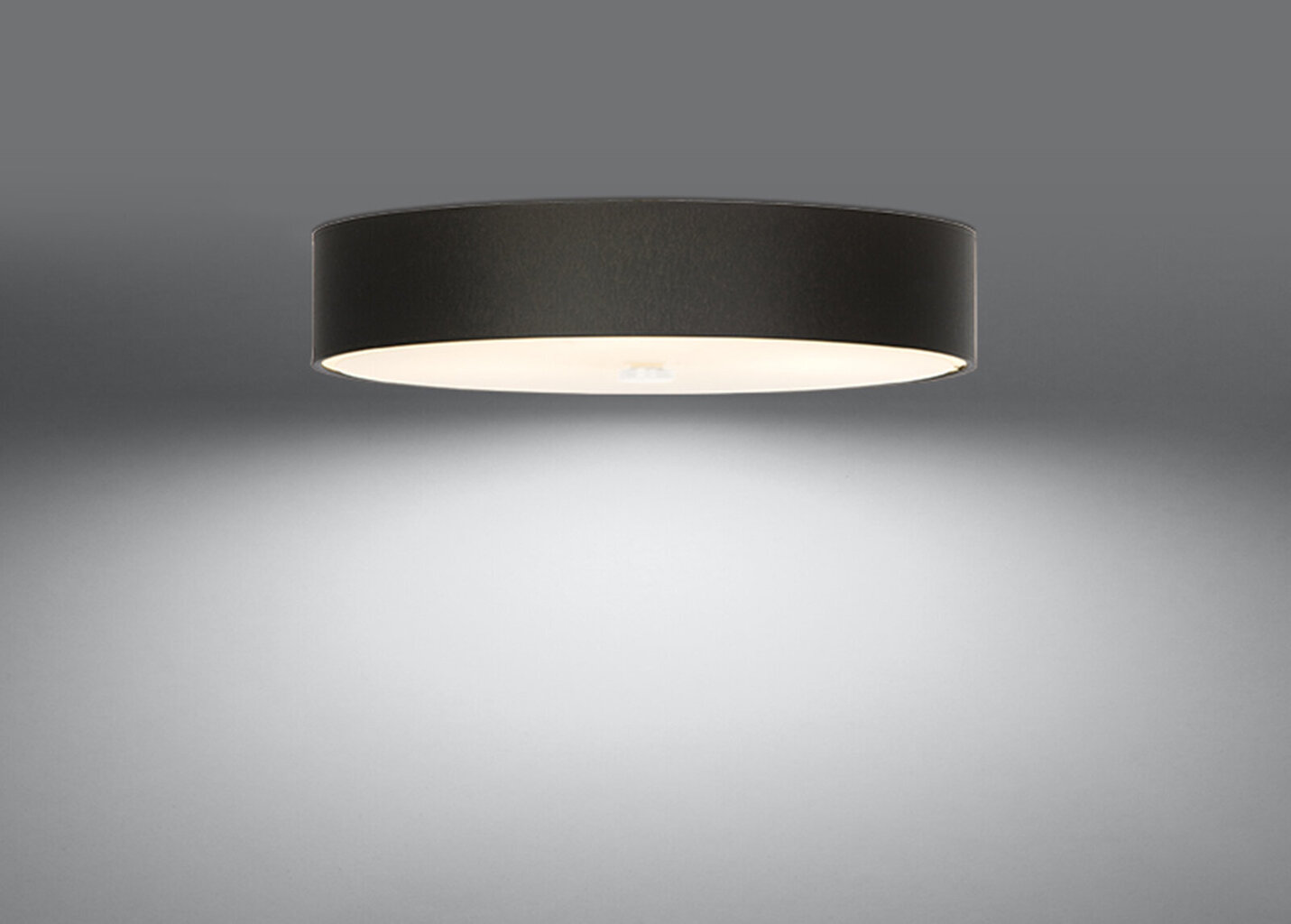 Sollux lubinis šviestuvas Skala, juodas, 60 cm kaina ir informacija | Lubiniai šviestuvai | pigu.lt
