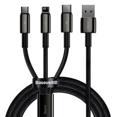 Кабель Baseus Micro USB - Lightning - USB-C CAMLTWJ-01 цена и информация | Кабели для телефонов | pigu.lt