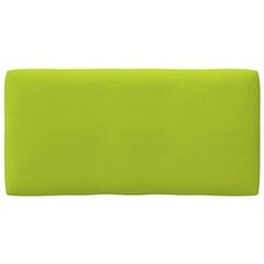 Pagalvė sofai iš palečių, 80x40x12 cm, žalia kaina ir informacija | Pagalvės, užvalkalai, apsaugos | pigu.lt