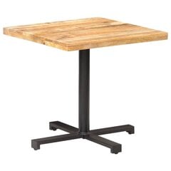 Bistro staliukas, 80x80x75cm, rudas kaina ir informacija | Virtuvės ir valgomojo stalai, staliukai | pigu.lt