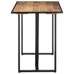 Valgomojo stalas, 120 cm, rudas kaina ir informacija | Virtuvės ir valgomojo stalai, staliukai | pigu.lt