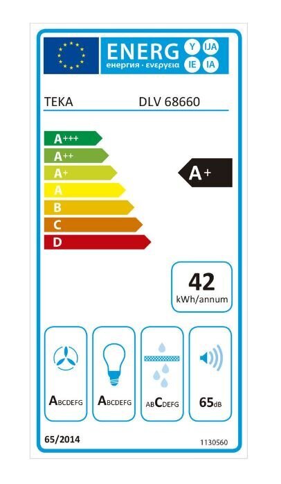 Teka DLV 68660TOS цена и информация | Gartraukiai | pigu.lt